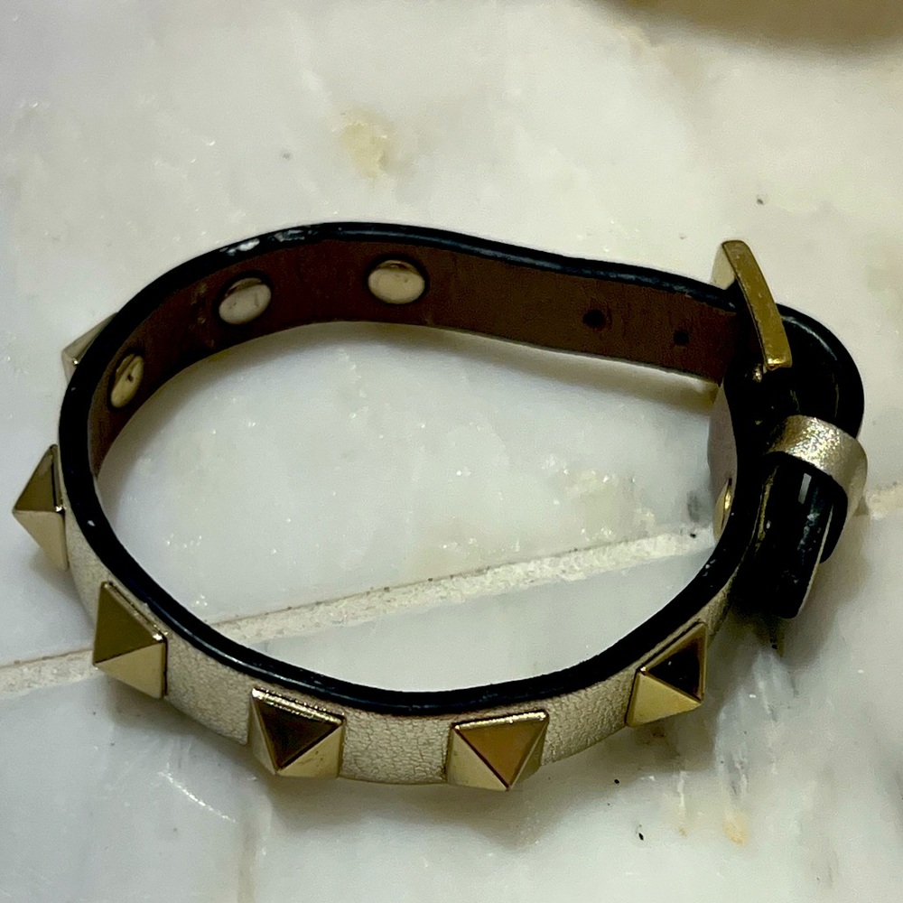 Valentino Rockstud Leather Bracelet